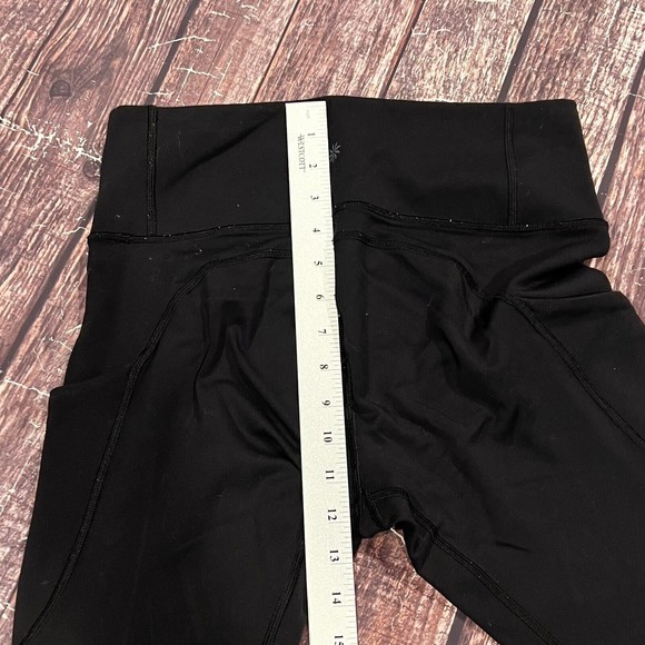 Athleta Women Black Leggings Activewear Pants‎ Yoga Zip Pocket Size SMALL 28X26 - Picture 13 of 13